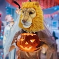 thumbnail image 1 of Máscara de cabeza de león de látex para hombres y mujeres, máscara de animal para festivales, clubes nocturnos y fiestas., 1 of 8