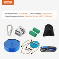 thumbnail image 6 of KFFKFF Zip Line Kit 52ft for Kids Adult Zip Line Cars Up to 500 lbs, 6 of 9