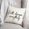 thumbnail image 2 of Creative Products Faith Changes Everything 18x18 Spun Poly Pillow, 2 of 2