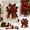 A, variant on Aximioll Red Cardinal Patchwork Wreath 12 in, Durable Tartan Quilted Fabric Craftsmanship & Sturdy Hanging Loop, Rustic Hanging Door Wreath for Front Porch and Entryway