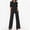 Black, variant on New Women's Shirt Set Casual Set Pin Striped Suit for Women Homecoming Pantsuits for Womens Jumpsuits Sequin Suits for Women Petite Pant Suits for Women Dressy Pantsuit for Women Dressy plus