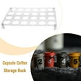 thumbnail image 7 of 1 Set Coffee Pod Organizer K Cup Display Storage for Coffee Counter Transparent Acrylic 24 Slot K Cup Storage Rack 222x328mm, 7 of 7