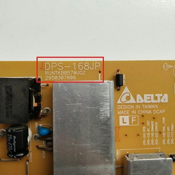 For LCD-60LX640A Power supply board DELTA DPS-168JP B057WJQZ 2950307806