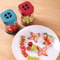 thumbnail image 4 of MTBLYS Mini picadora de frutas para tomates cherry y fresas | Picadora de verduras para frutas pequeñas | Utensilio de cocina para preparar comidas rápidas | Incluye palillos, 4 of 9