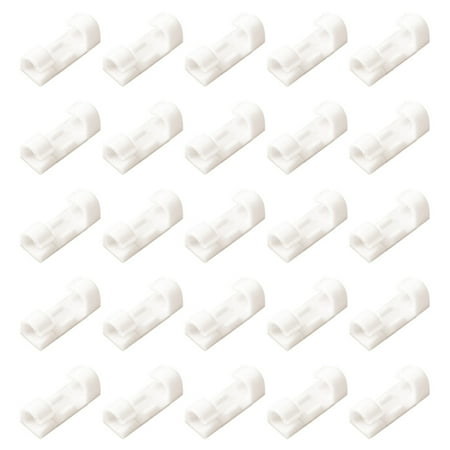 

〖CFXNMZGR〗Fixing Clip Small Self Adhesive Household Finishing Clip Desktop Desktop Hub Line Holder Line Finishing Clip