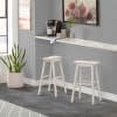 thumbnail image 7 of Birch Harbor Moreno Wood Backless Bar Height Stool, Sea White, 7 of 7