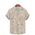 thumbnail image 4 of DJDLJWCJ Mens Shirts Casual, Short Sleeve T Shirts for Men Hawaiian Button Down Shirts Summer Beach Shirts Multicolor M, 4 of 6
