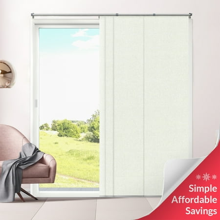 Chicology Room Darkening Adjustable Sliding Panels Walmart Com