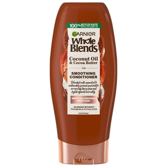 Garnier Whole Blends Smoothing Conditioner with Coconut Oil Cocoa Butter, 12.5 fl oz