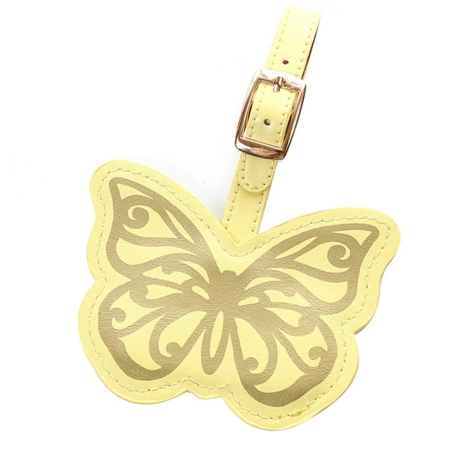 Luggage Tag Fashion Creative Butterfly Shape Suitcase Tag Baggage Tag for Travel