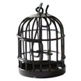 thumbnail image 1 of art de Fer Fait Oiseau Rouillé cage Succulente Décoration Panier à Fleurs micro Paysage, 1 of 6