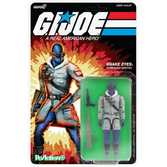 Super7 - G.I. Joe - ReAction+ Wv5 - Arctic Snake Eyes Movie