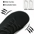 thumbnail image 5 of Barefoot Wide Wdith Shoes for Women - Minimalist Shoes with | Zero Drop Sole |8.5 Wide Slip on Walking Shoes,Black, 5 of 7