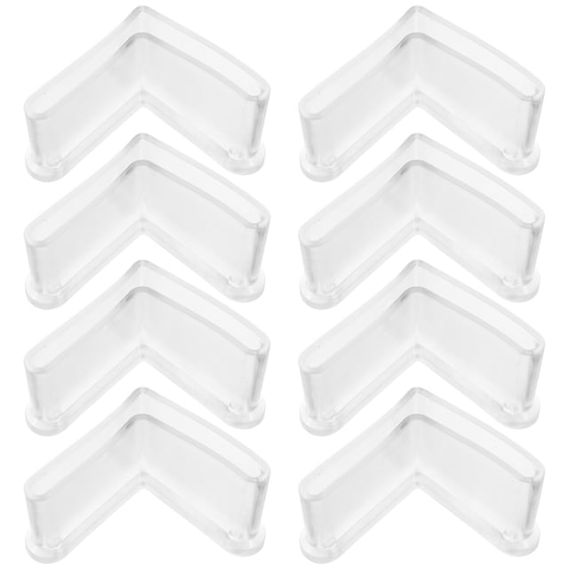 unbranded 8Ud Protectores Transparente En Ángulo Para Esquinas Y Patas De Muebles Resistente