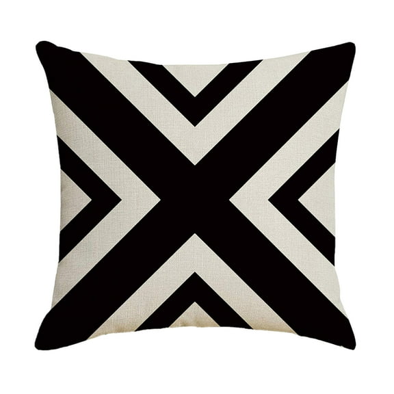 YOLAIRD Black And White Outdoor Pillows Black White Waterproof Hugging Pillow Household Design Pattern Sand Pillow Decorative Throw Pillows