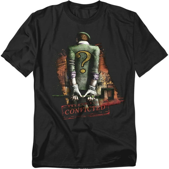 Arkham City T-Shirt Riddler Convicted Unisex Graphic Tee For Men & Women