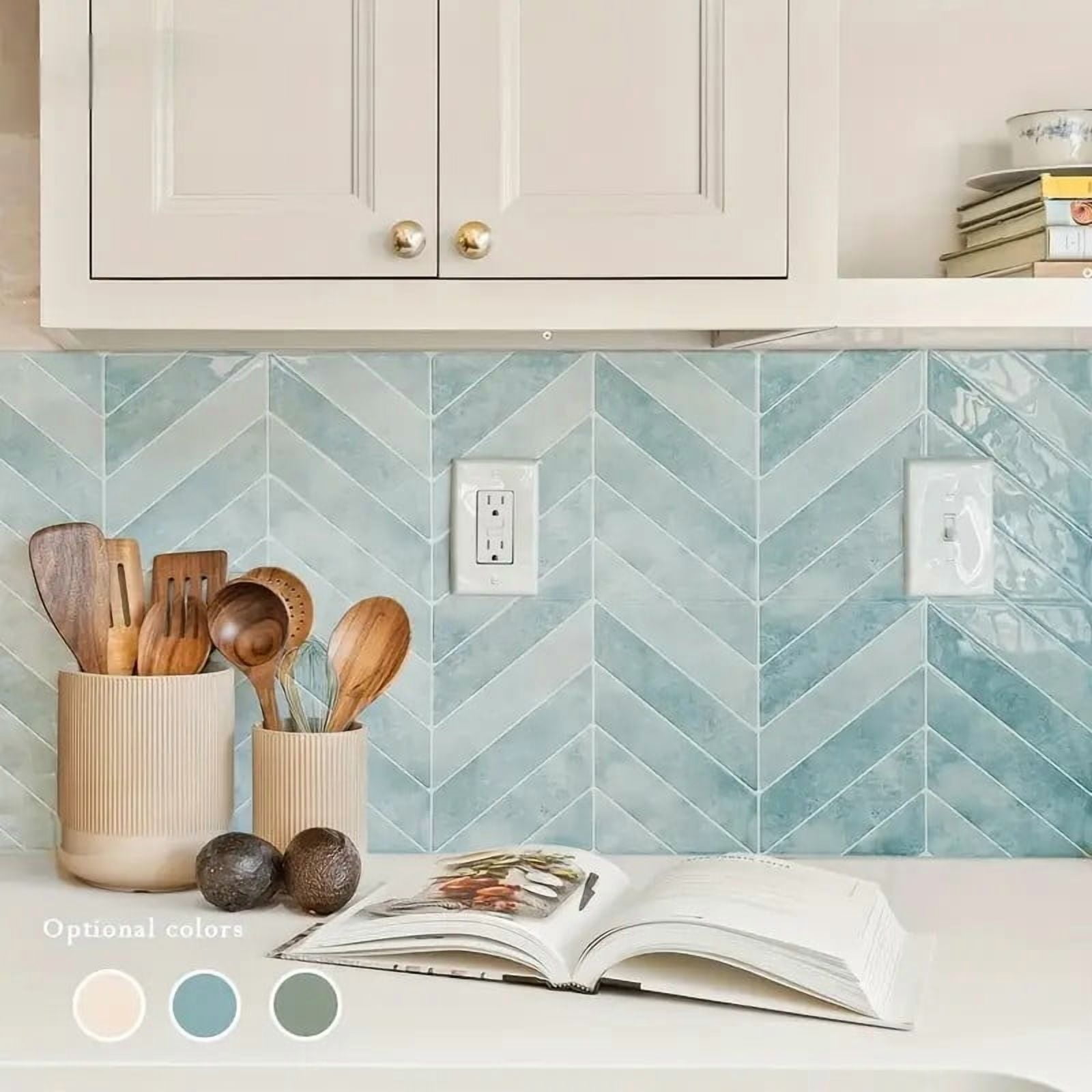 Peel and Stick Backsplash - 20 Sheets of 11.4" x 9" - 3D Adhesive Peel and Stick Tile Backsplash for Kitchen, Bathroom, Wall Tile