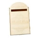thumbnail image 4 of Caja para tarjetas de boda, caja para sobres, rústica, bricolaje, con ranura, decoración para bodas, buzón de madera Estilo B, 4 of 9