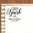 thumbnail image 2 of Printtoo E-MAILED Self Inking Rubber Stamp Office Stationary Stamp-Black, 2 of 6