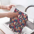 thumbnail image 6 of Sikiie colorful Skull rose Waffle Weave Kitchen Dish Cloth,Super Absorbent Kitchen Dish Towels 16*26 Inches for Dish Rags Washing Dishes, Drying Dishes, 6 of 7