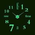 thumbnail image 2 of Reloj de pared luminoso con luces nocturnas silenciosas, reloj de pared redondo para sala de estar y segundo, 2 of 7