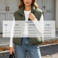 thumbnail image 4 of Taqqpue Women Puffer Vest Lightweight Stand Collar Sleeveless Winter Warm Zip Up Padded Outerwear Jackets with Pockets S-XXXL Under 10, 4 of 10