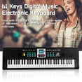thumbnail image 2 of Fixdono Kids Keyboard Piano with Microphone, 61 Keys Multifunction Electric Piano Keyboard for Kids, Educational Toy Piano for 3 4 5 6 7 Year Old Boys Girls Gifts, Suitable for Children Ages 3 and Up, 2 of 6