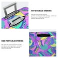 thumbnail image 3 of Kdxio Disco Roller Skates Pattern Luggage Cover for Travel,Elastic and Durable,Fits 18-32 Inch,Anti-Scratch Suitcase Protector-No luggage included, 3 of 5
