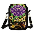 thumbnail image 2 of Hxlamzoo Home Supplies Clearance Yunnan Ethnic Style Embroidery Bag for Women Embroidered Body Mini Bag Flip Phone Bag, 2 of 3