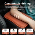 thumbnail image 4 of GHSDFBB Car Center Console Pad, Universal Waterproof Car Armrest Seat Box Cover, PU Leather Auto Armrest Cover Protector，Vehicle Interior Accessories fits SUV/Truck/Car (Brown), 4 of 5