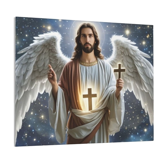 Son Of God Canvas Paintings Jesus Living Room Wall Art Poppies Home Decor 16 X 20 For Living Room Bedroom Kitchen Office