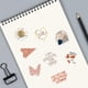 thumbnail image 3 of 50 PCS Floral Aesthetic Boho Motivational Sticker, Inspirational Words Stickers for Teens Adults Students Teacher Employees, 3 of 4