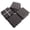 Dark Brown, variant on Domi Outdoor Living Plastic Interlocking Deck Tiles, 27 Pieces One Pack, 12"x12" Waterproof Outdoor Flooring All Weather Use Decking Tiles for Shed Floor Porch Poolside Garden Backyard, Gray