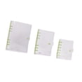thumbnail image 4 of 3 fundas transparentes para agenda, ligeras, ideales como regalo. Fundas protectoras recargables para cuadernos de uso diario, perfectas para hogar Verde, 4 of 8