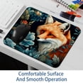 thumbnail image 6 of Fox 8.3x9.8 Inch Square Non-Slip Rubber Bottom Printed Mouse Pad, Desk Pad for Office and Gaming, 6 of 6