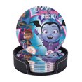 thumbnail image 1 of Posavasos de cuero de 6 piezas, posavasos Vampirina para bebidas, posavasos para tazas, regalo de inauguración de la casa, ideal para la decoración del hogar, 1 of 7