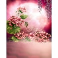 thumbnail image 1 of BSDHOME Polyester Pink Flowers Moon Photography Backdrops Photo Props Studio Background 5x7ft, 1 of 2