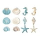 thumbnail image 1 of Adornos navideños de temática costera, adornos de madera, adornos navideños DIY 24 piezas, 1 of 9