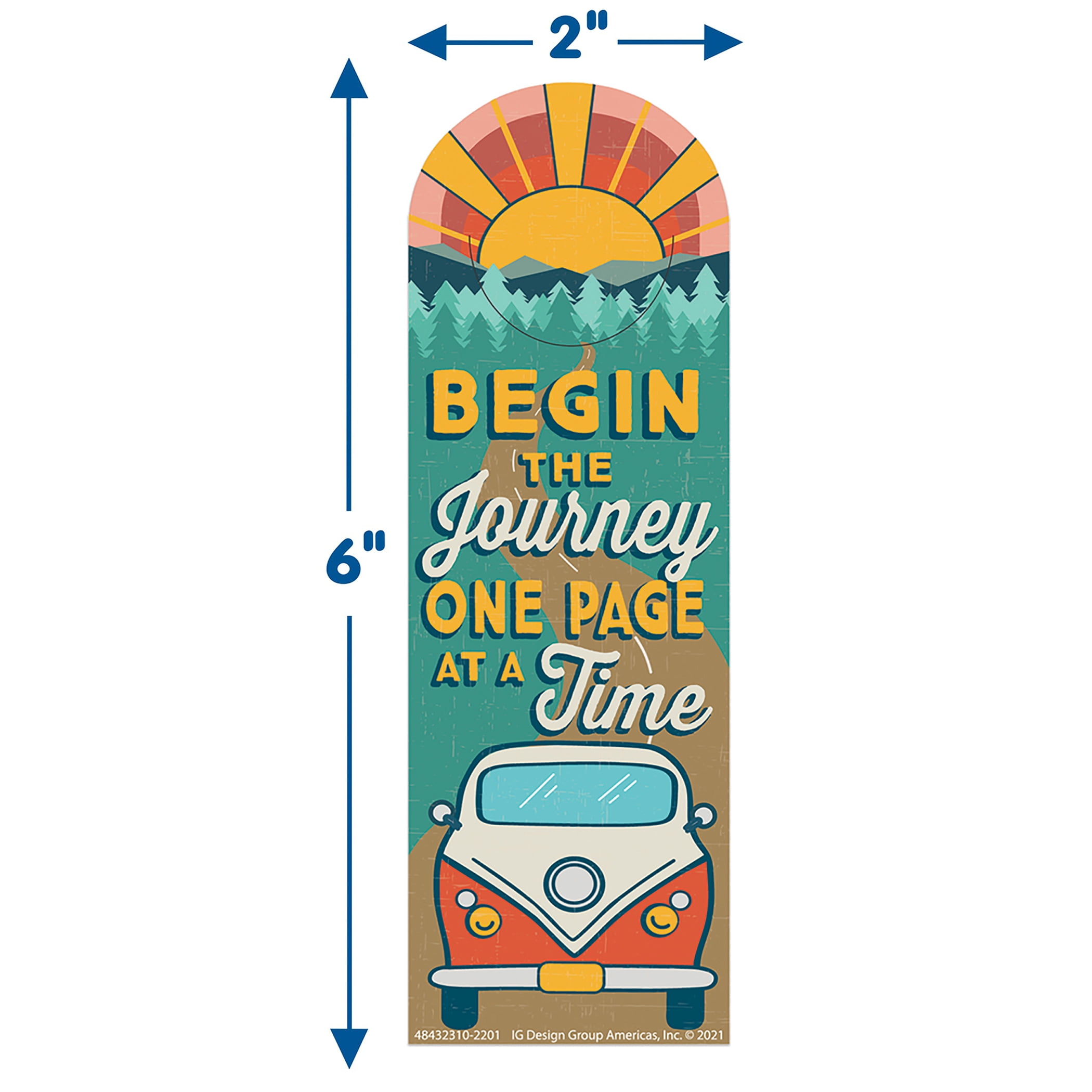 Eureka Adventurer Bookmarks, 36 Per Pack, 6 Packs