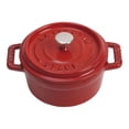 thumbnail image 1 of STAUB La Cocotte 250 mL Cast Iron Round Mini Cocotte, Cherry, 1 of 4