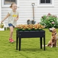 thumbnail image 4 of Costway Raised Garden Bed Elevated Metal Planter Box with Legs Drainage Holes Gardening Box, 4 of 10