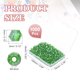 thumbnail image 2 of Uxcell 1000pcs 3mm Cuentas de Cristal de Vidrio Bicone, Cuentas Facetadas con Caja Verde Hierba AB, 2 of 5