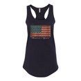 thumbnail image 2 of Wild Bobby, Wild Bobby, American Game Flag Baseball Bat Ball, Sports, Women Racerback Tank Top, Black, Small, 2 of 3