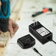 thumbnail image 1 of Lithium Ion Battery Charger, EDHITNR Fast Intelligent 9.6-18V Tool Battery Charger, Overload Protection Quick Charge Converter for Power Tools Cordless Drill, 1 of 7