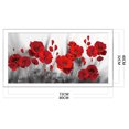 thumbnail image 2 of Hilo de bordar completo Eco-algodón 11CT Impreso Poppy Cross Stitch Kit Obra de arte, 2 of 9