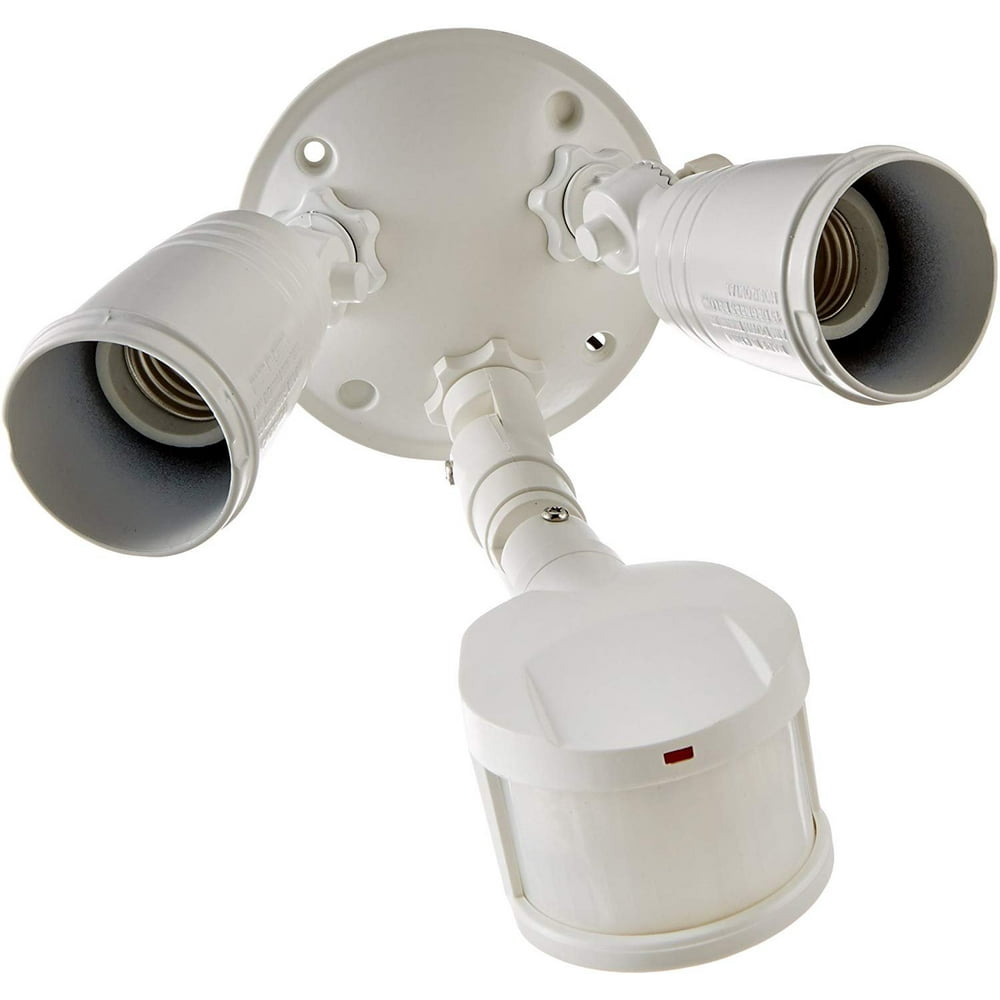 Cooper/Regent MS185W Motion Activated Flood Lights White 120volts 150