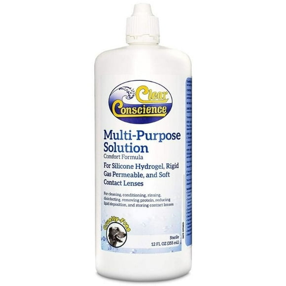 Clear Conscience - Multi Purpose Contact Lens Solution, 12oz