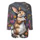 thumbnail image 2 of TaTaai 3/4 Sleeve T Shirt for Women Easter Print Round Neck Casual Loose Fit Top Fashion Pullover Soft Stretchy Comfortable Blouse for Spring Holiday Daily Gift, 2 of 5