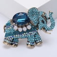thumbnail image 7 of Wiywef Women Elephant Brooche Crystal Animal Badgee Lapel Pin Dress Accessories Alloy Clothe Decoration Luxury Jewelry Gifts, 7 of 7