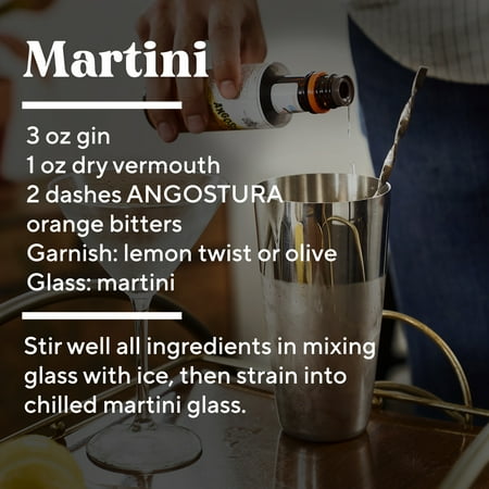 ANGOSTURA Orange Bitters, Liquid Cocktail Bitters for Professional and Home Mixologists, 4 fl oz